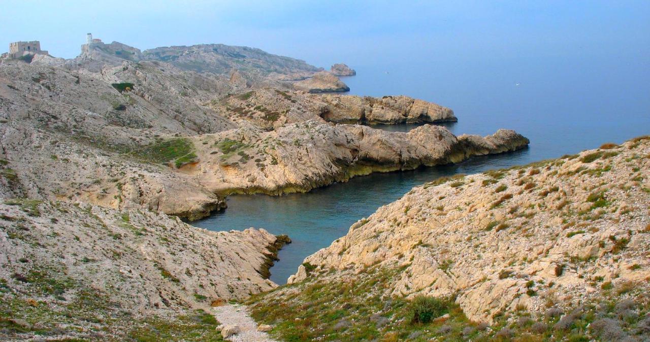 Les Pieds Dans L'Eau Sur L'Ile Du Frioul Apartment Marseille Bagian luar foto